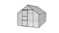 Växthus Merkur 11500 Svart Poly 11,5 m² Vitavia